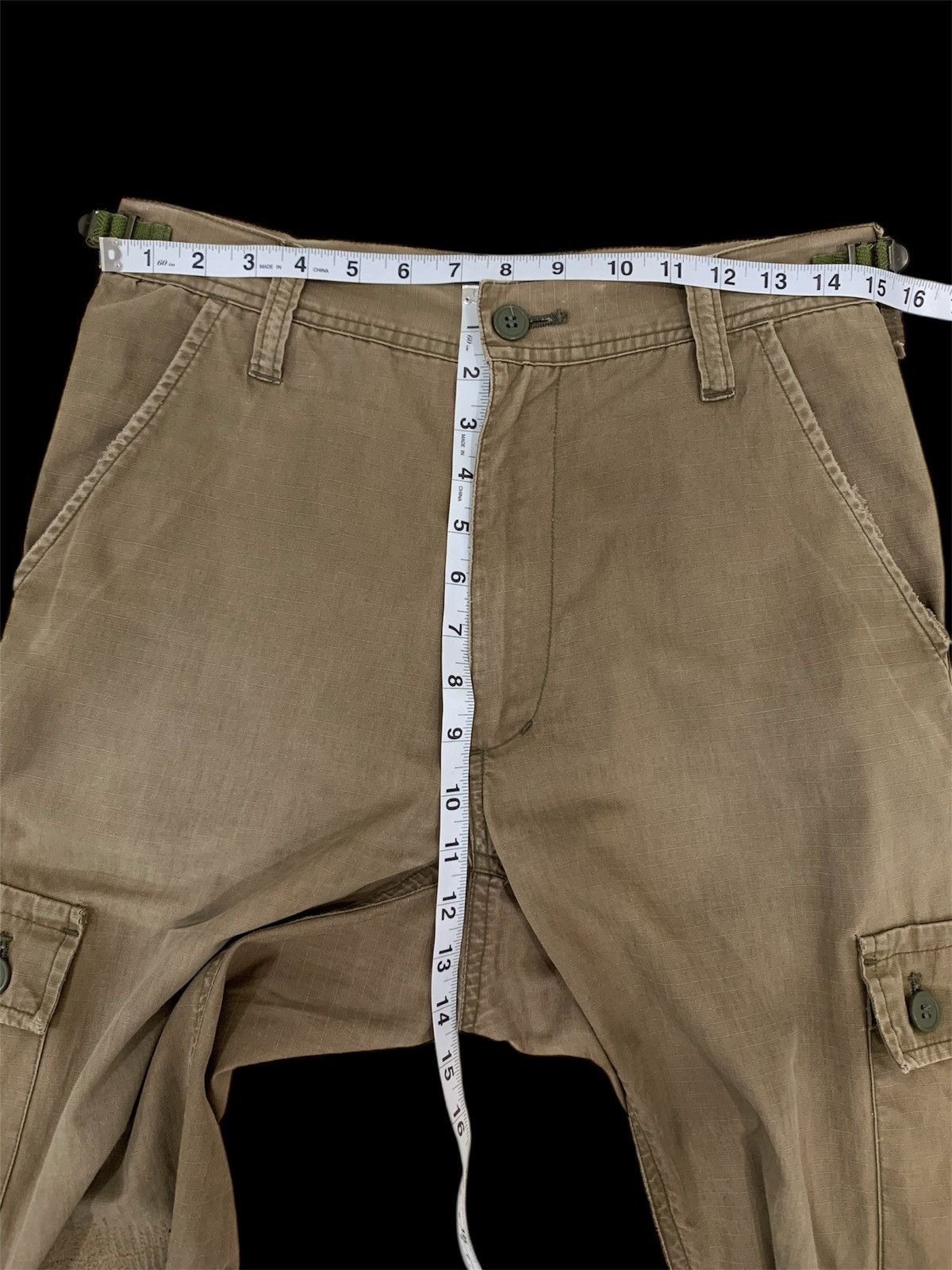 Bape Vintage A Bathing Ape Bape Distressed Cargo Pant Size US 30 / EU 46 - 22 Thumbnail