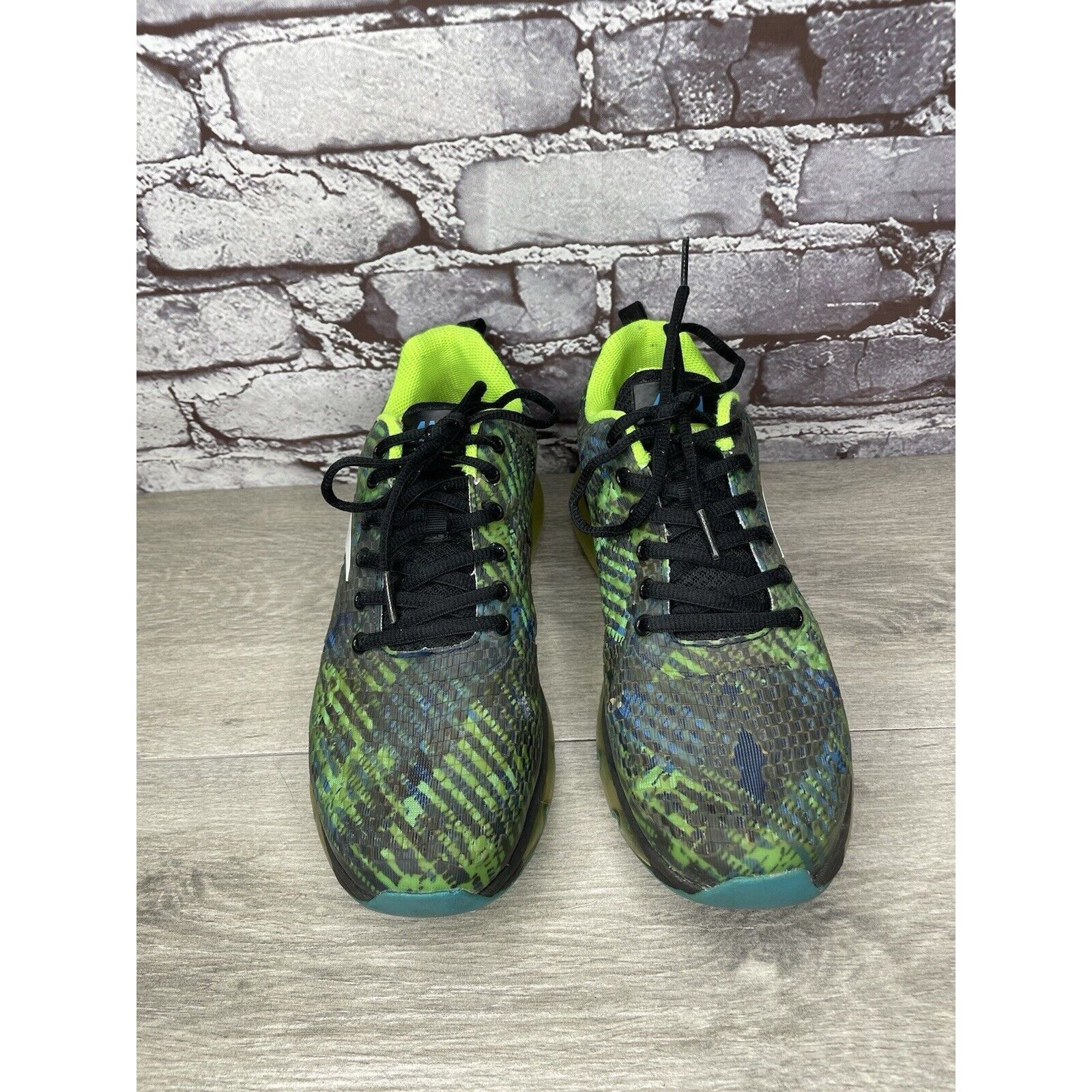 Other Anta Green Blue Synthetic Lace Up Gym Basketball Shoes Men’s Size US 9 / EU 42 - 19 Thumbnail