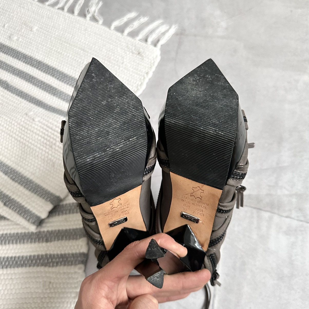 Buffalo London 00s Buffalo London Zipper Heels Leather El Dantes Vibe Size US 8 / IT 38 - 10 Thumbnail