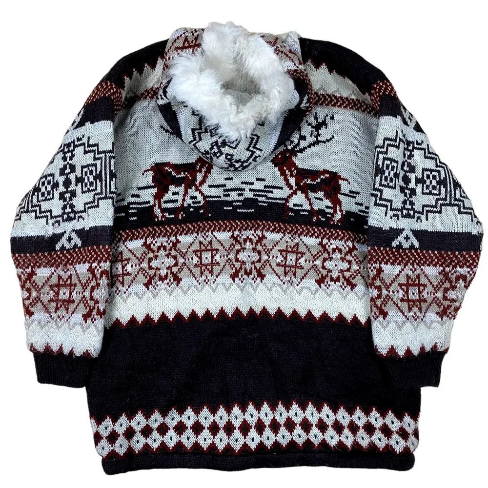 Outdoor Voices × Vintage 🔥Vintage Winter Jacket Wool Printed Navajo🔥 Size US L / EU 52-54 / 3 - 2 Thumbnail