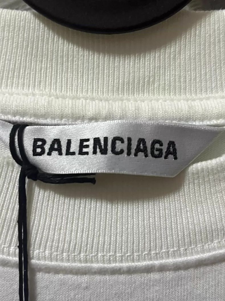Balenciaga Balenciaga White do old damage castle short sleeve Size US XXS / EU 40 - 5 Thumbnail