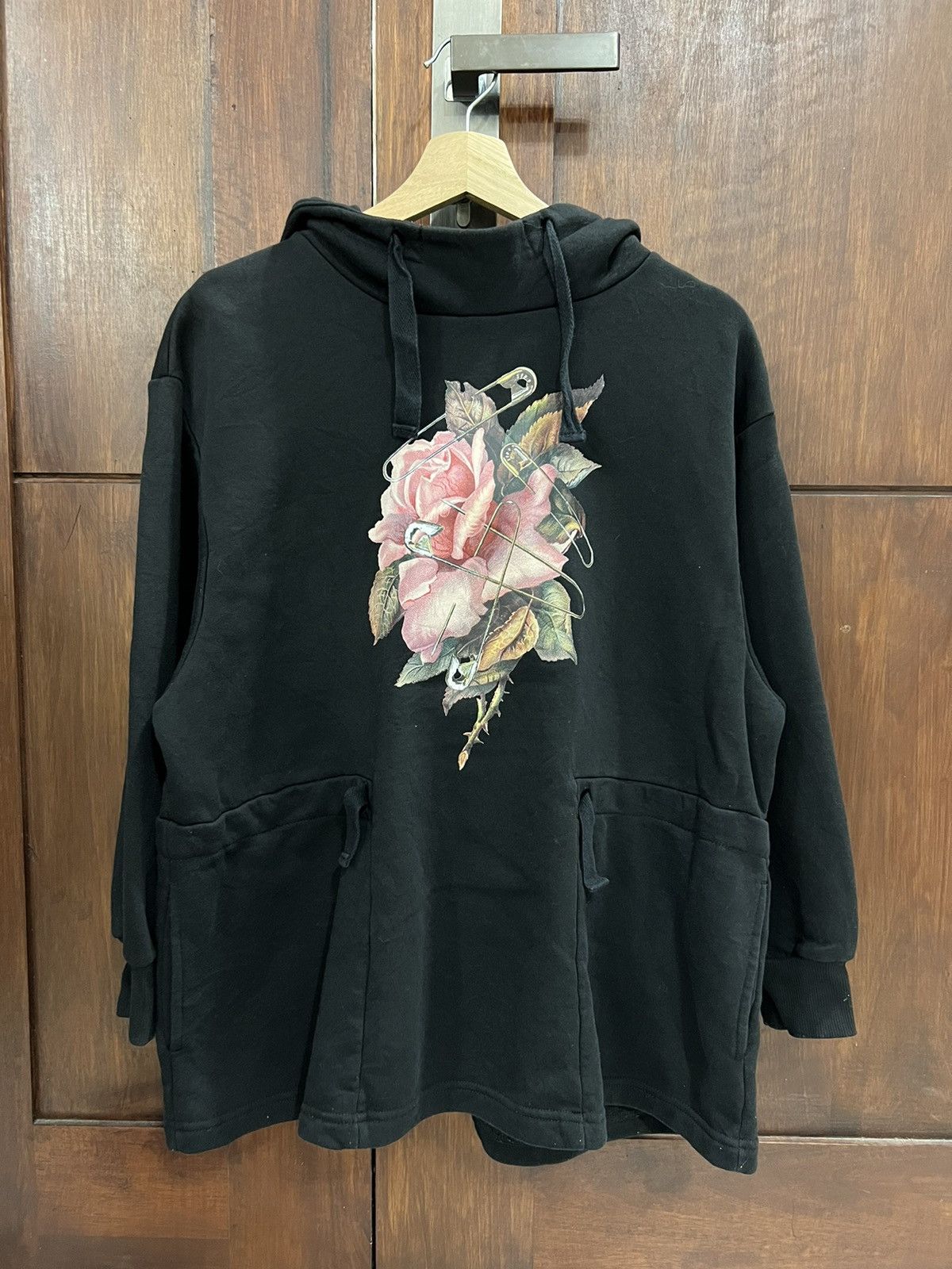 image of Gu x Undercover Hoodies in Black, Men's (Size Medium)