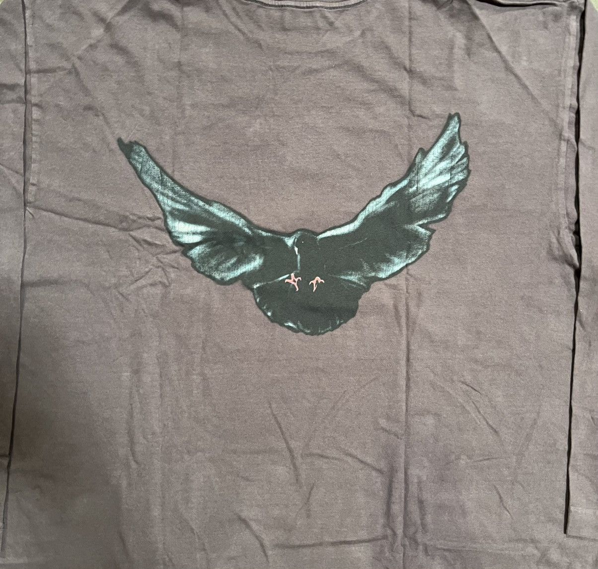 Yeezy Yeezy x Gap x Balenciaga 10A Dove LS Tee Dark Grey - XL Size US XL / EU 56 / 4 - 5 Thumbnail