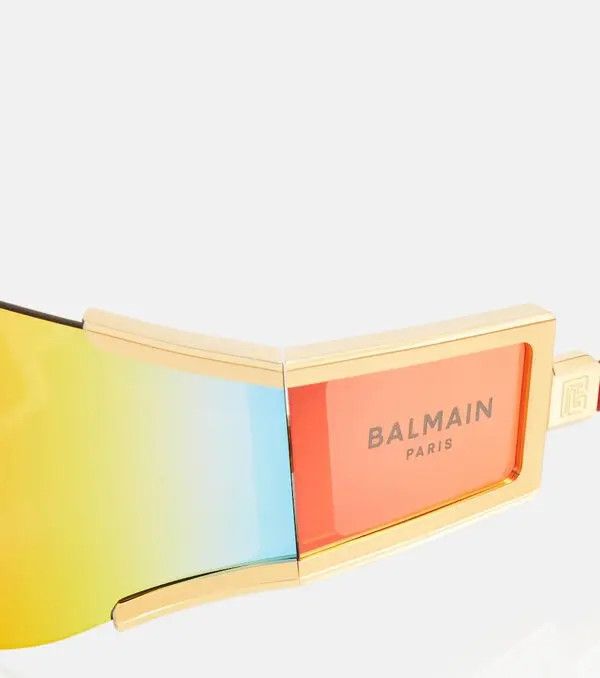 Balmain o1s1wg111225 Size:OS/Fleche Mask Sunglasses in Multicolor Size ONE SIZE - 3 Thumbnail