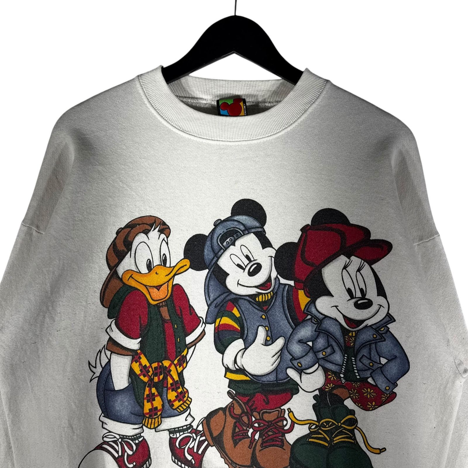 Mickey Unlimited Vintage Disney Donald, Mickey, Minnie Streetwear Crewneck Size US XL / EU 56 / 4 - 2 Thumbnail