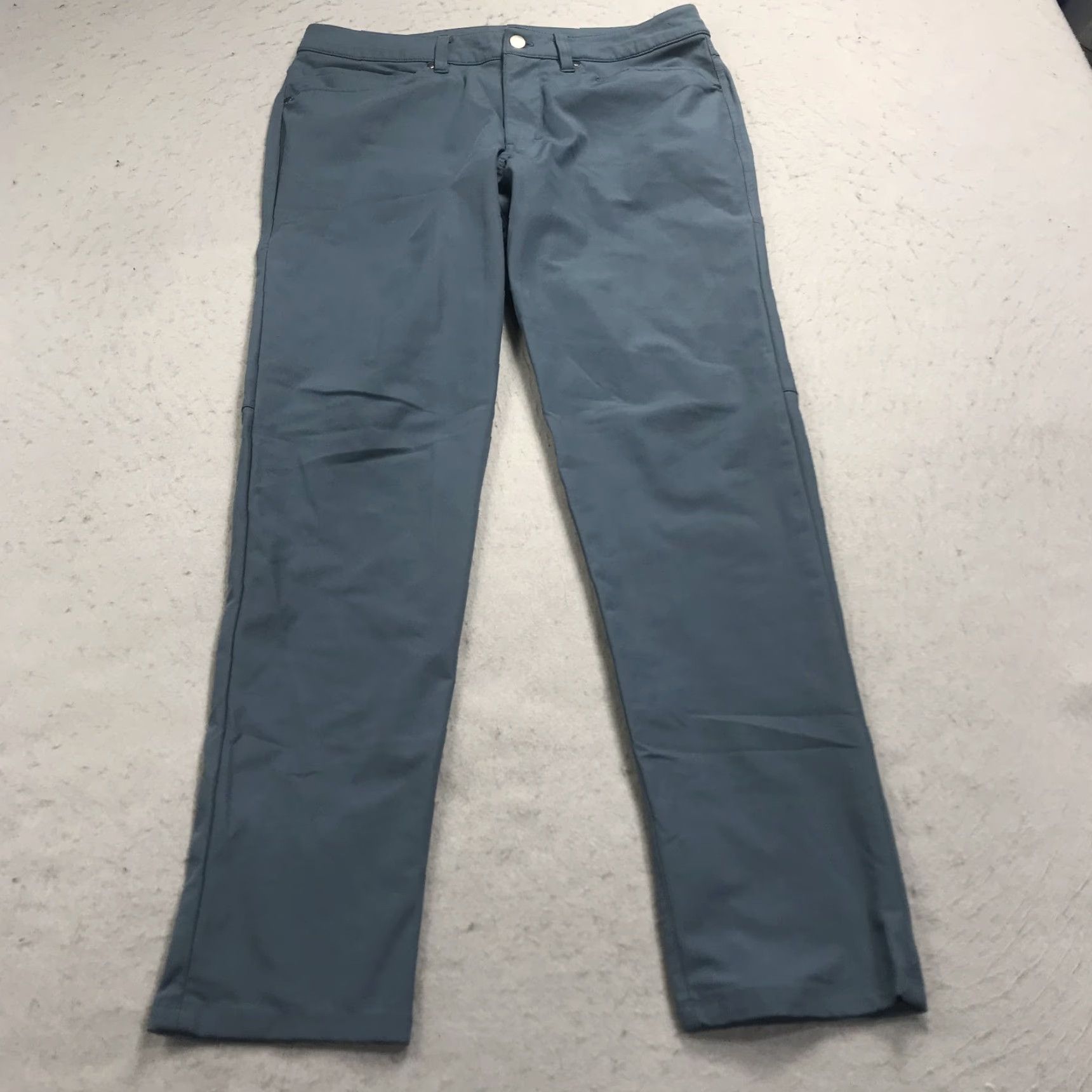 Lululemon Lululemon Pants Mens 32x31 Blue Warpstreme Slim Casual Chino Button Preppy Size US 32 / EU 48 - 2 Thumbnail