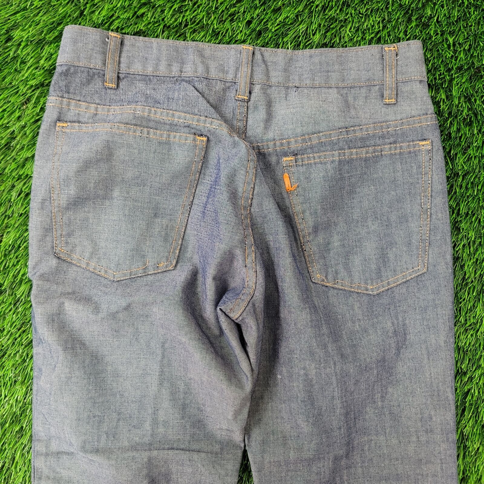 Levi's VTG 70s Levis Orange Tab Flares 30x26 Talon Bell Bottoms Size US 30 / EU 46 - 11 Thumbnail