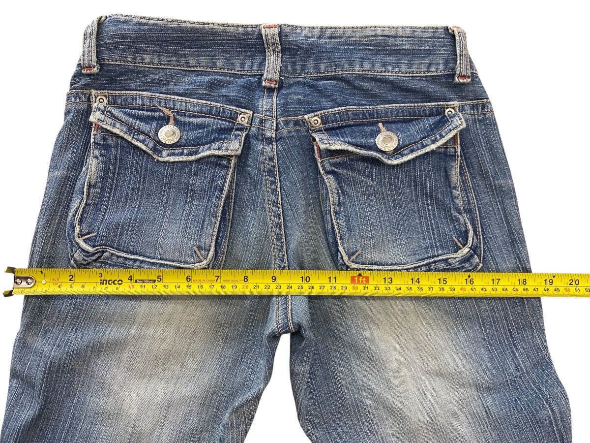 XOXO Xoxo Jeans Faded Wash Style Flare Jeans Size 29" - 8 Thumbnail