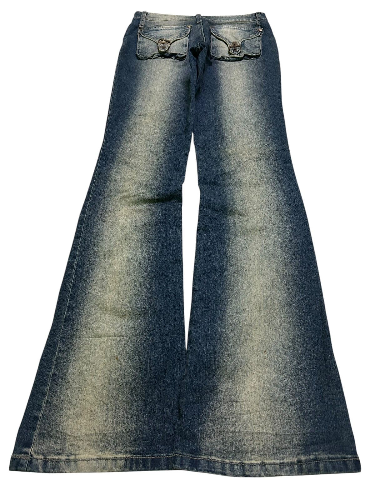 Japanese Brand × Kapital × Vintage FLARE Japanese Denim Jeans Rusty Mudwash Faded Rare Size US 27 - 3 Thumbnail