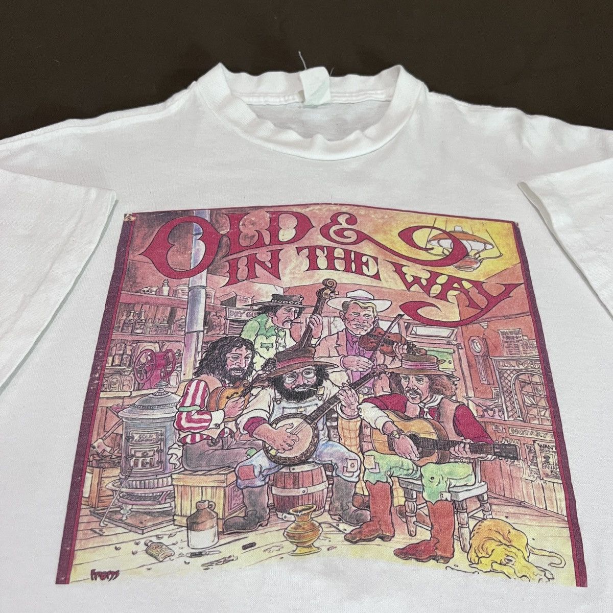 Band Tees × Vintage Vintage Old & In The Way Jerry Garcia Artwork By Greg Irons Size US XXL / EU 58 / 5 - 1 Thumbnail