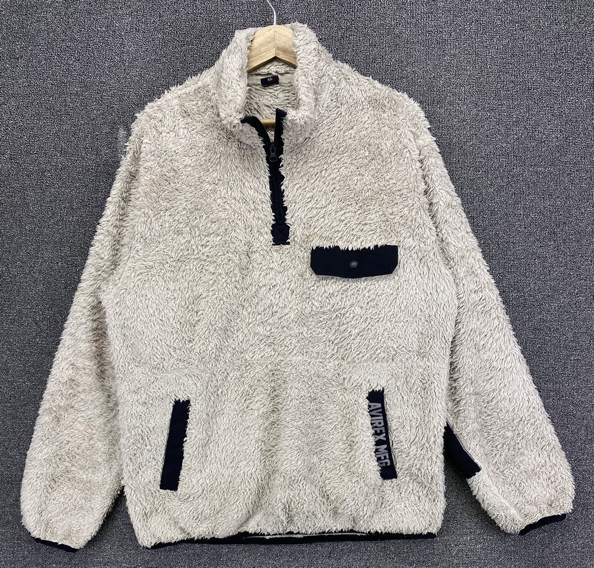 Avirex Vintage Avirex MFG Rare Fleece Sweatshirt Size XL / US 12-14 / IT 48-50 - 1 Thumbnail