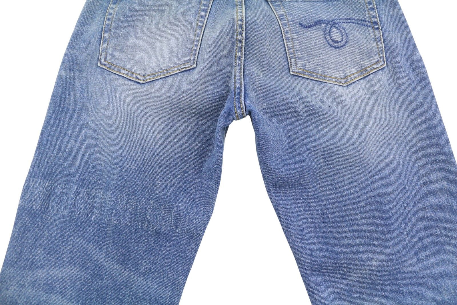 R13 KICK FIT 25 Jasper Stretch Flare Blue Jeans 87169 Size 25" / US 0 / IT 36 - 12 Thumbnail