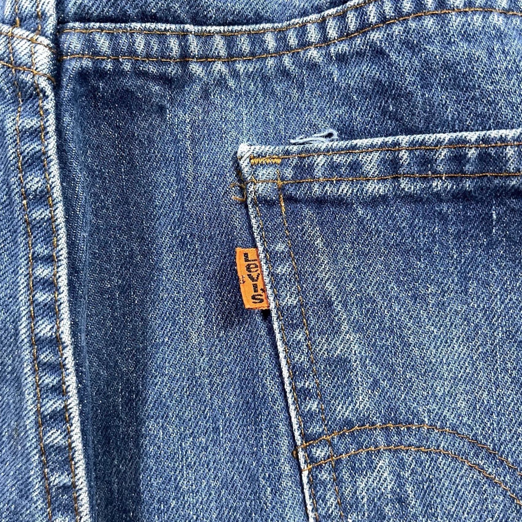 Levi's VINTAGE Levi's 505 Jeans Mens 36x30 Blue Denim 80s USA Hipster Retro Rock Cowboy Grunge 5-Pocket Mens Regular Jeans Size US 36 / EU 52 - 5 Thumbnail