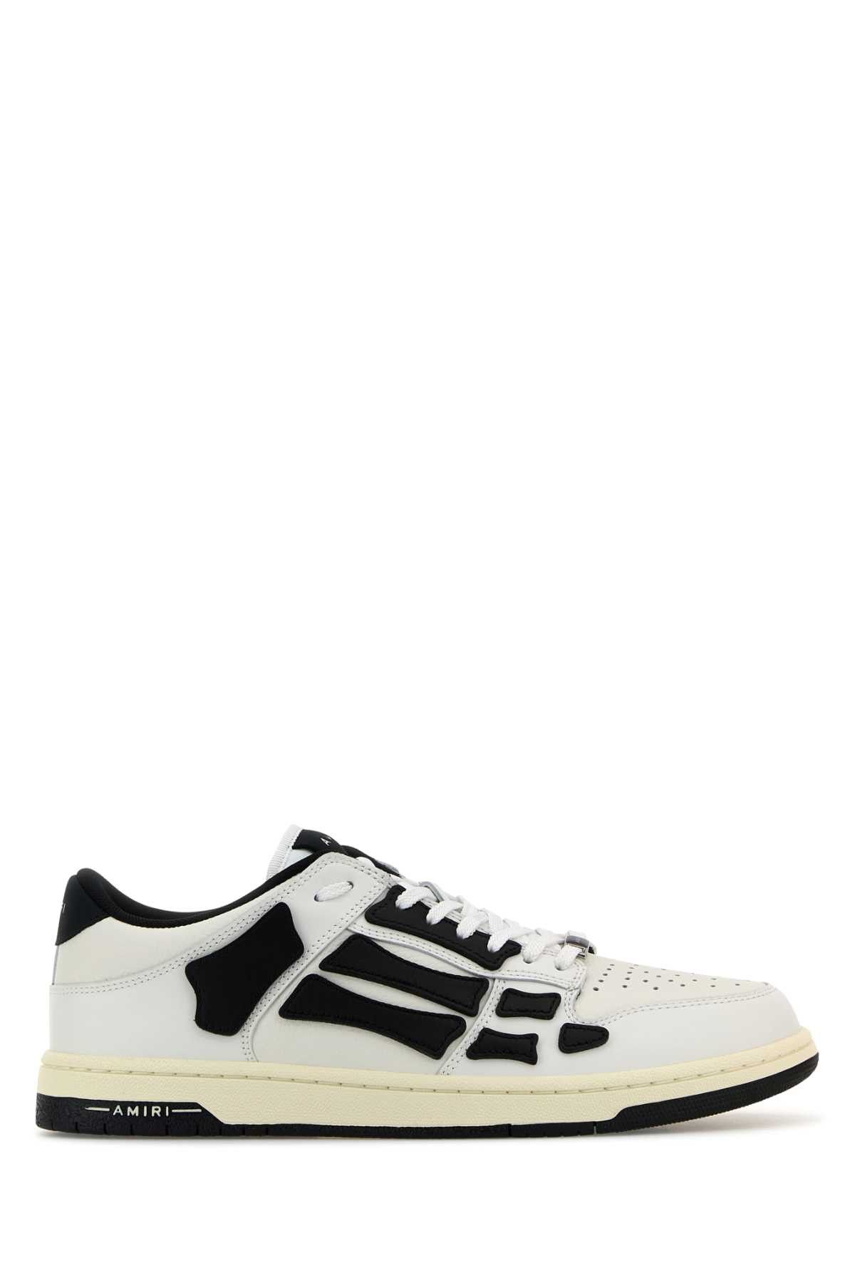 Amiri Tow-Tone Leather Skel Sneakers Size US 12 / EU 45 - 1 Thumbnail