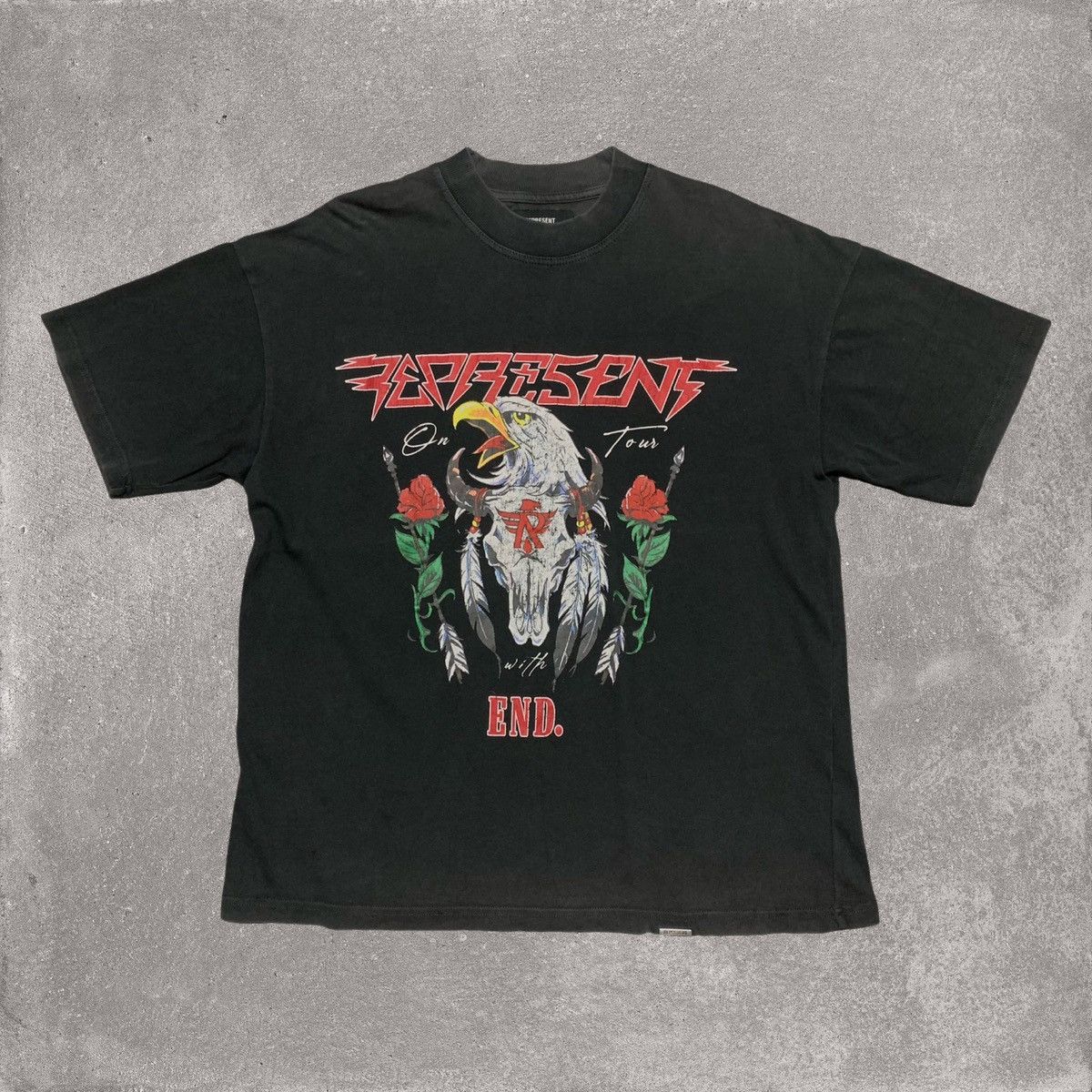 Represent Clo. Represent XS End The Spirits Jet Black Tee Size US XS / EU 42 / 0 - 1 Thumbnail
