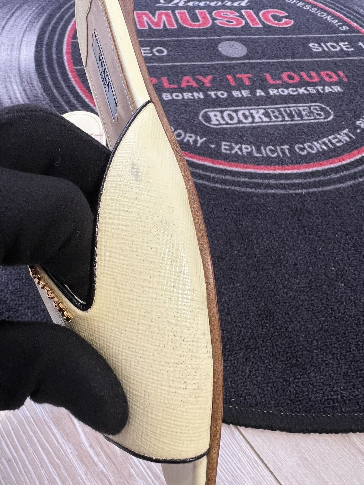 Miu Miu × Prada × Vintage Prada Logo Slides Size US 7.5 / IT 37.5 - 9 Thumbnail