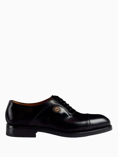 Gucci o1mt1gz0225 Lace-Up Shoes in Black Size US 6 / EU 39 - 1 Thumbnail
