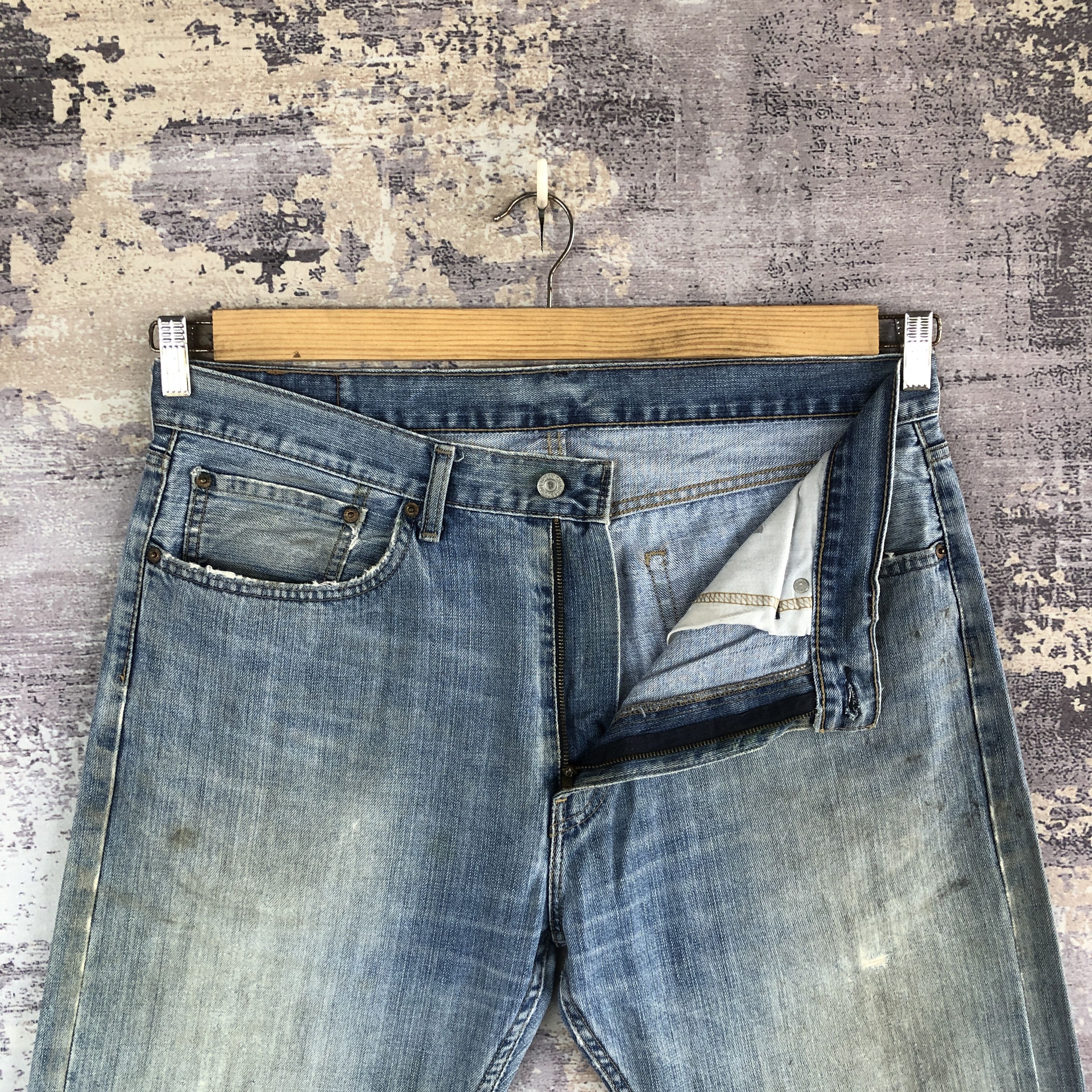 Levi's Vintage Distressed Levis Jeans Levi's 505 Light Wash Denim Size US 36 / EU 52 - 6 Thumbnail