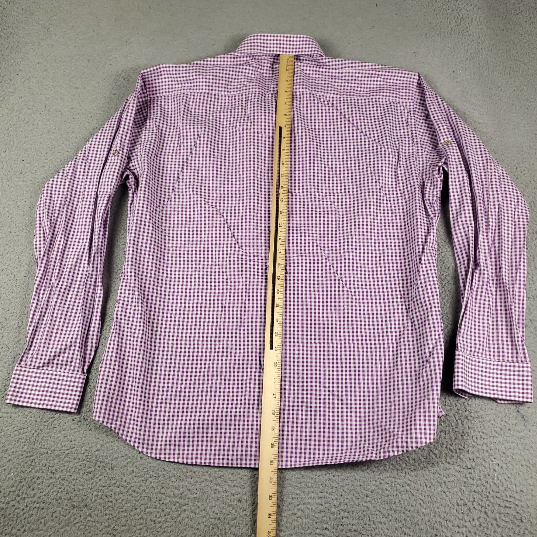 Jared Lang Jared Lang Shirt Mens 3XL Purple Button-Up Long Sleeve Casual Workwear Size US XXL / EU 58 / 5 - 3 Thumbnail