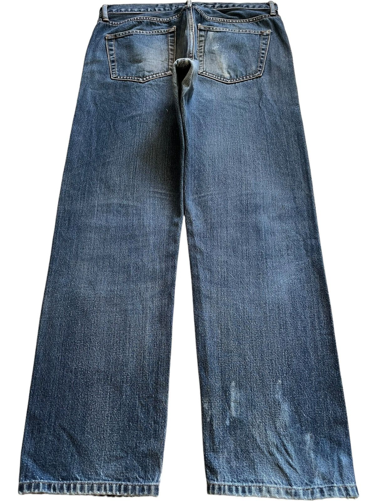 Japanese Brand × Uniqlo Vintage Japanese Uniqlo Selvedge Blue Denim Jeans Size US 32 / EU 48 - 3 Thumbnail
