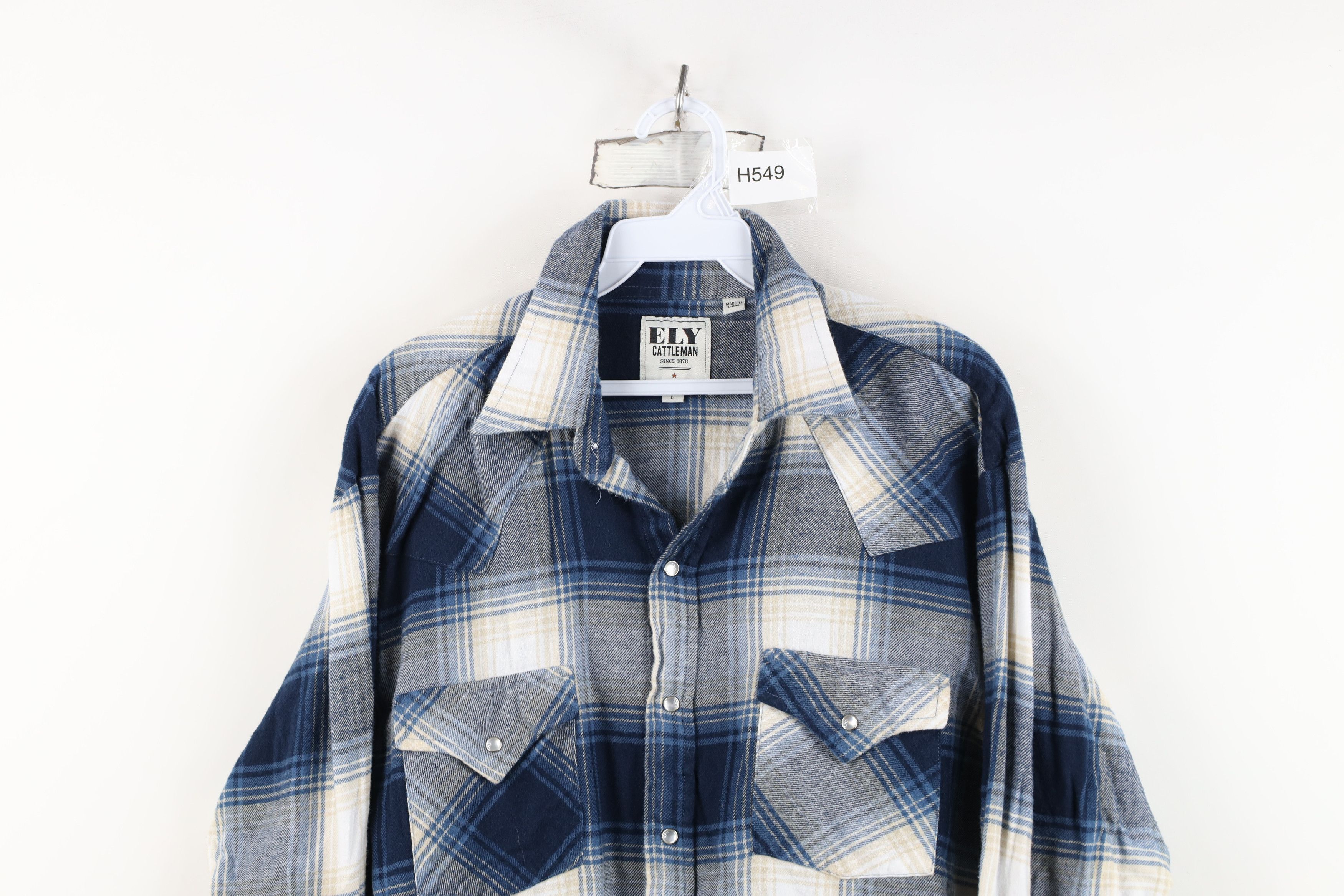 Vintage Vintage 90s Streetwear Rodeo Flannel Button Shirt Plaid Size US L / EU 52-54 / 3 - 2 Thumbnail