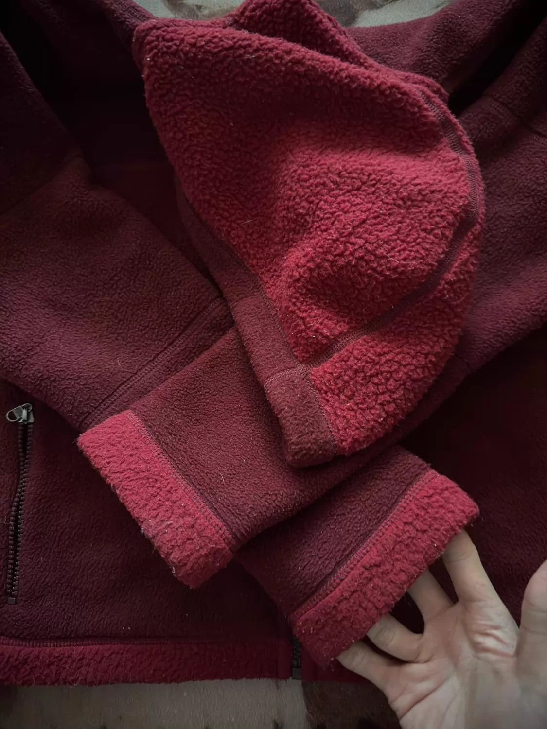 Patagonia Patagonia Vintage Burgundy Fleece Jacket Unisex Size M / US 6-8 / IT 42-44 - 8 Thumbnail