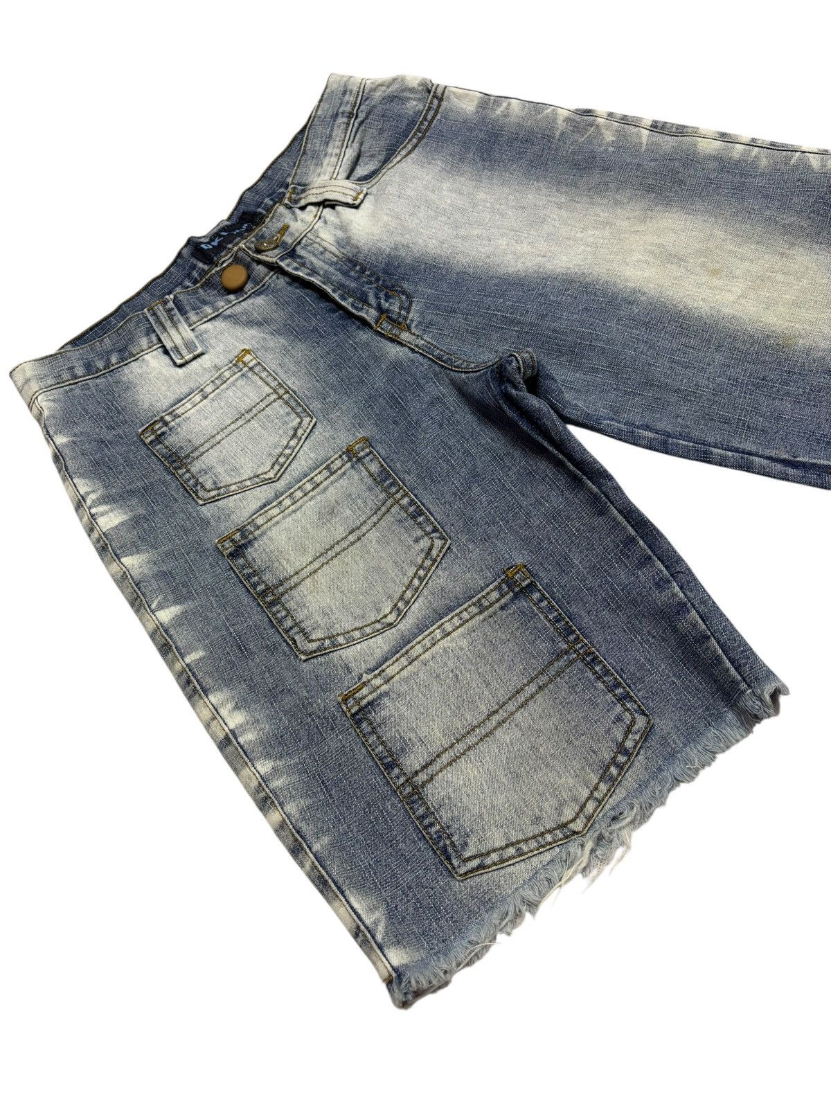 Japanese Brand Vtg DKL Japan Blue Washed Short Jeans Size US 28 / EU 44 - 3 Thumbnail
