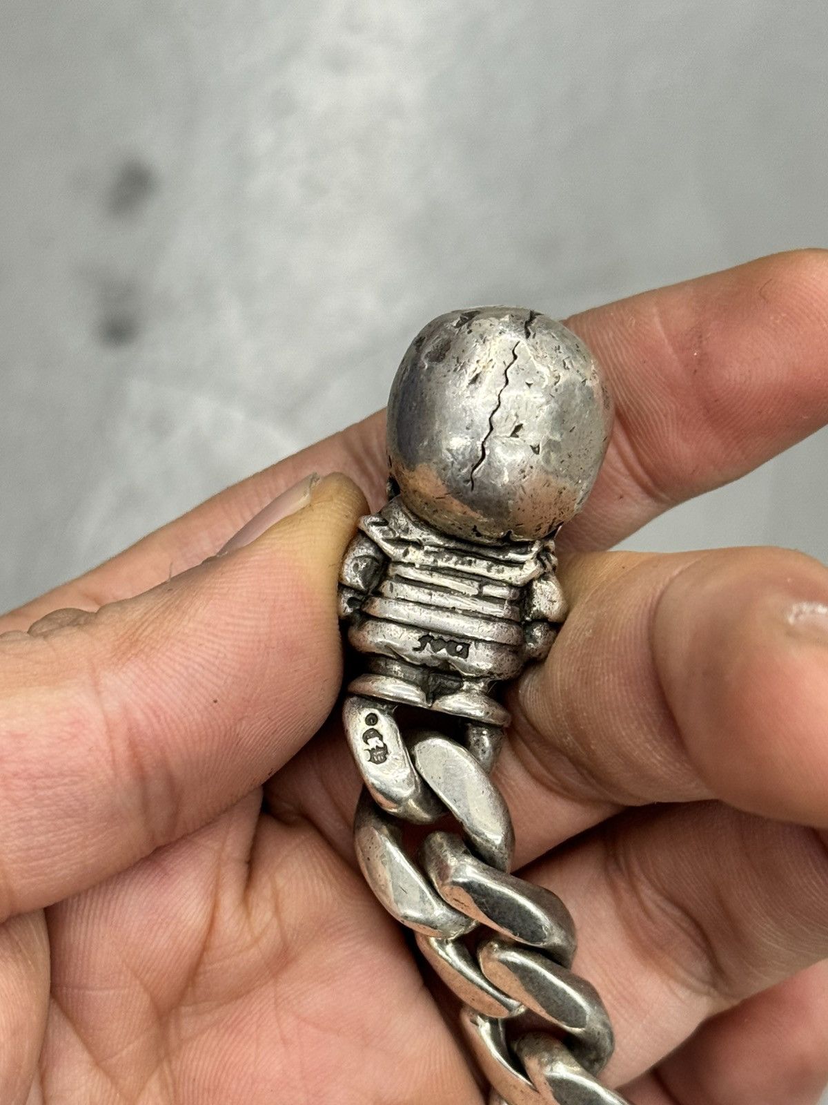 Chrome Hearts Chrome Hearts FoTi Big skull with 5dagger Keychain Size ONE SIZE - 3 Thumbnail