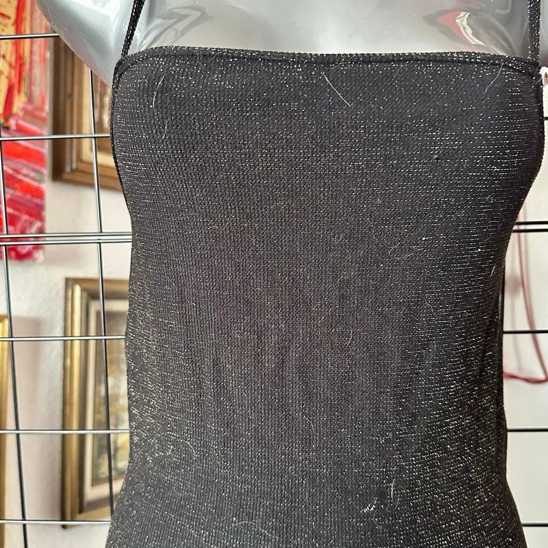 Forever 21 forever 21 black and gold one piece jumpsuit m/l Size 28" / US 6 / IT 42 - 2 Thumbnail
