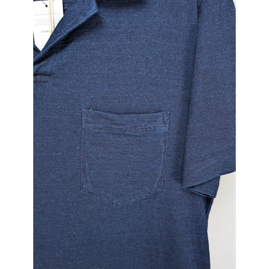 Todd Snyder o1rshd1 CC20 Montauk Polo Shirt in Indigo Size US S / EU 44-46 / 1 - 3 Thumbnail