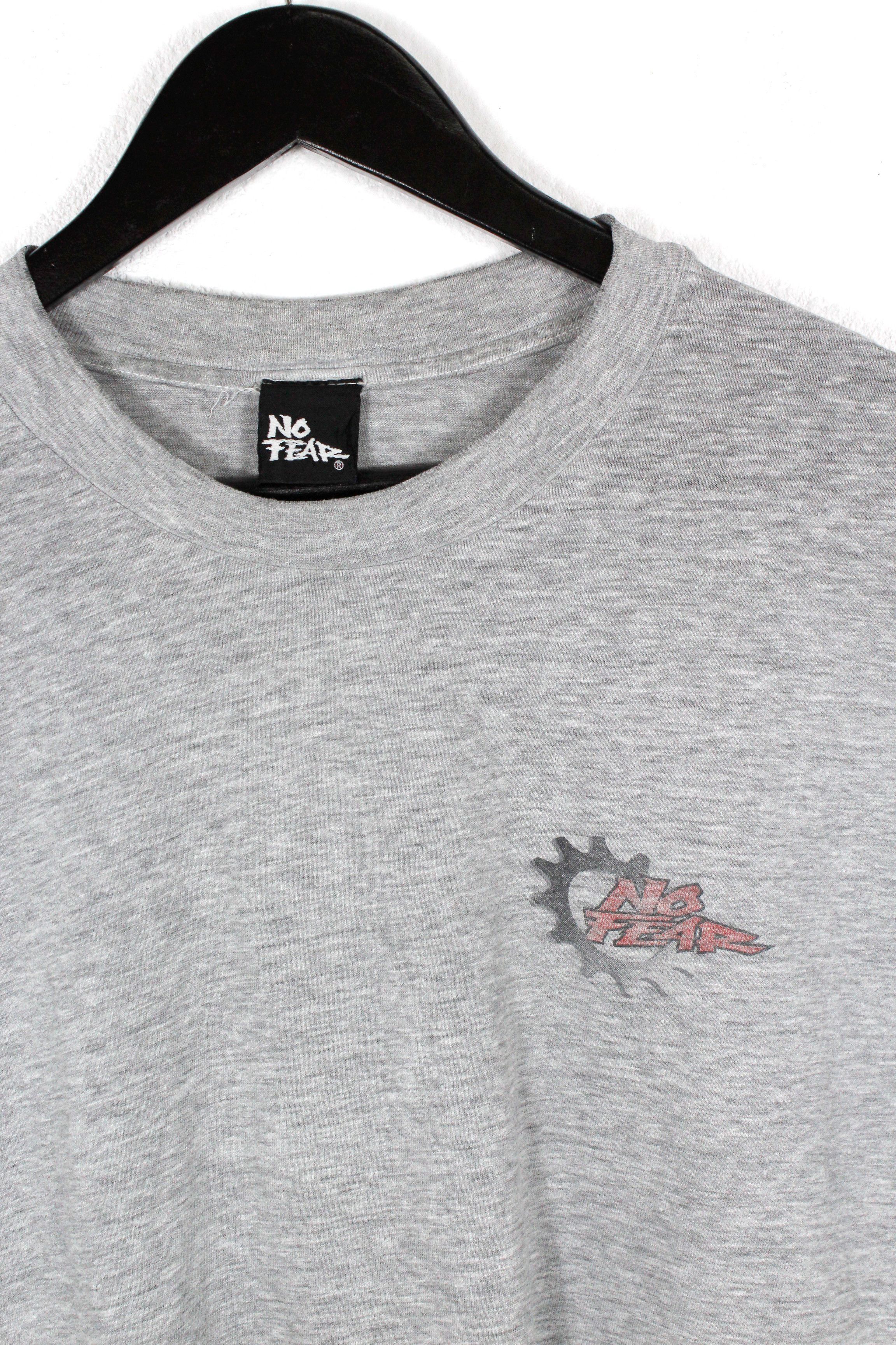 No Fear × Vintage Vintage 90s No Fear Fast Filthy Fearless T-shirt Tee Rare Size US L / EU 52-54 / 3 - 3 Thumbnail