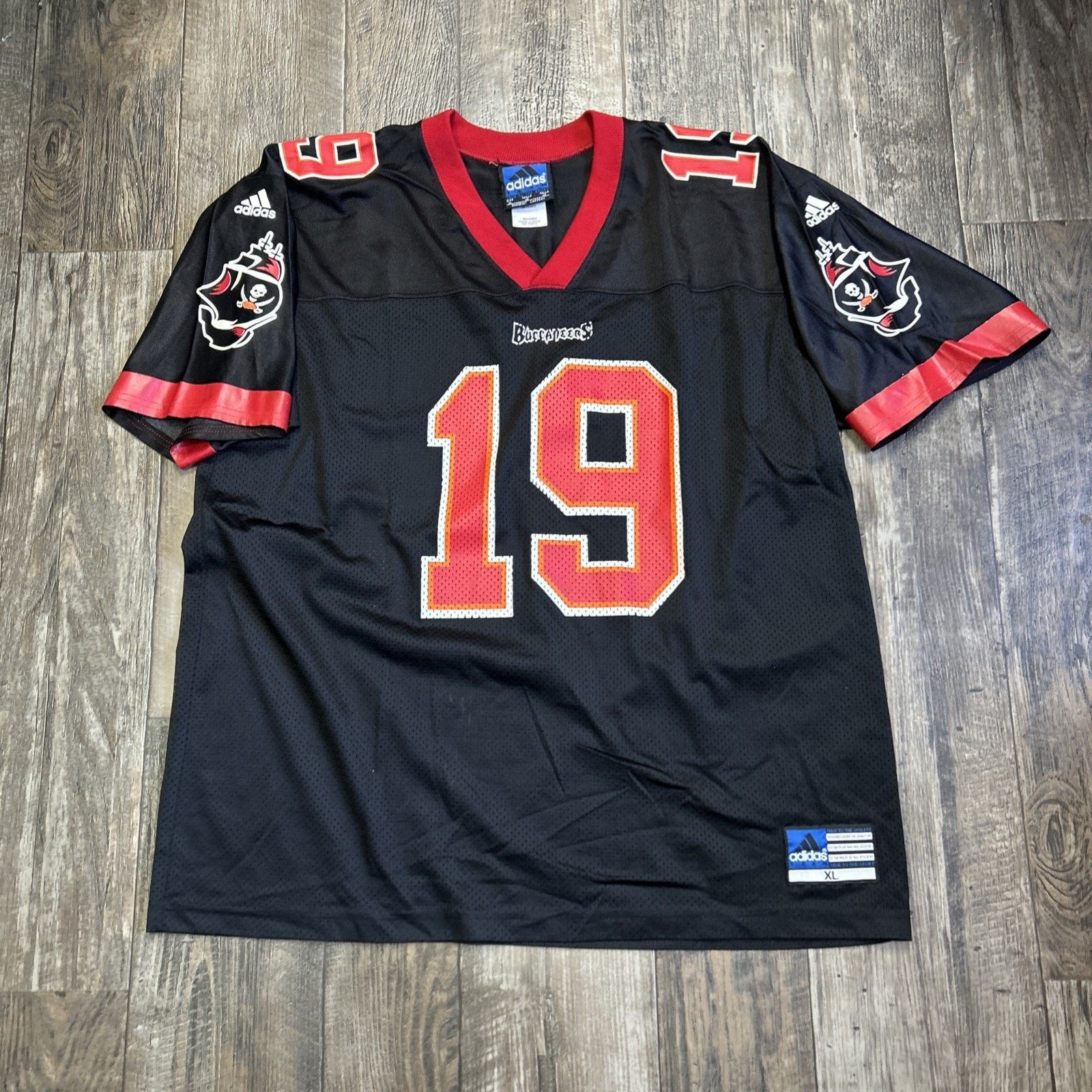 Adidas Vintage Johnson Tampa Bay Buccaneers Black Adidas Jersey Size US XL / EU 56 / 4 - 1 Thumbnail