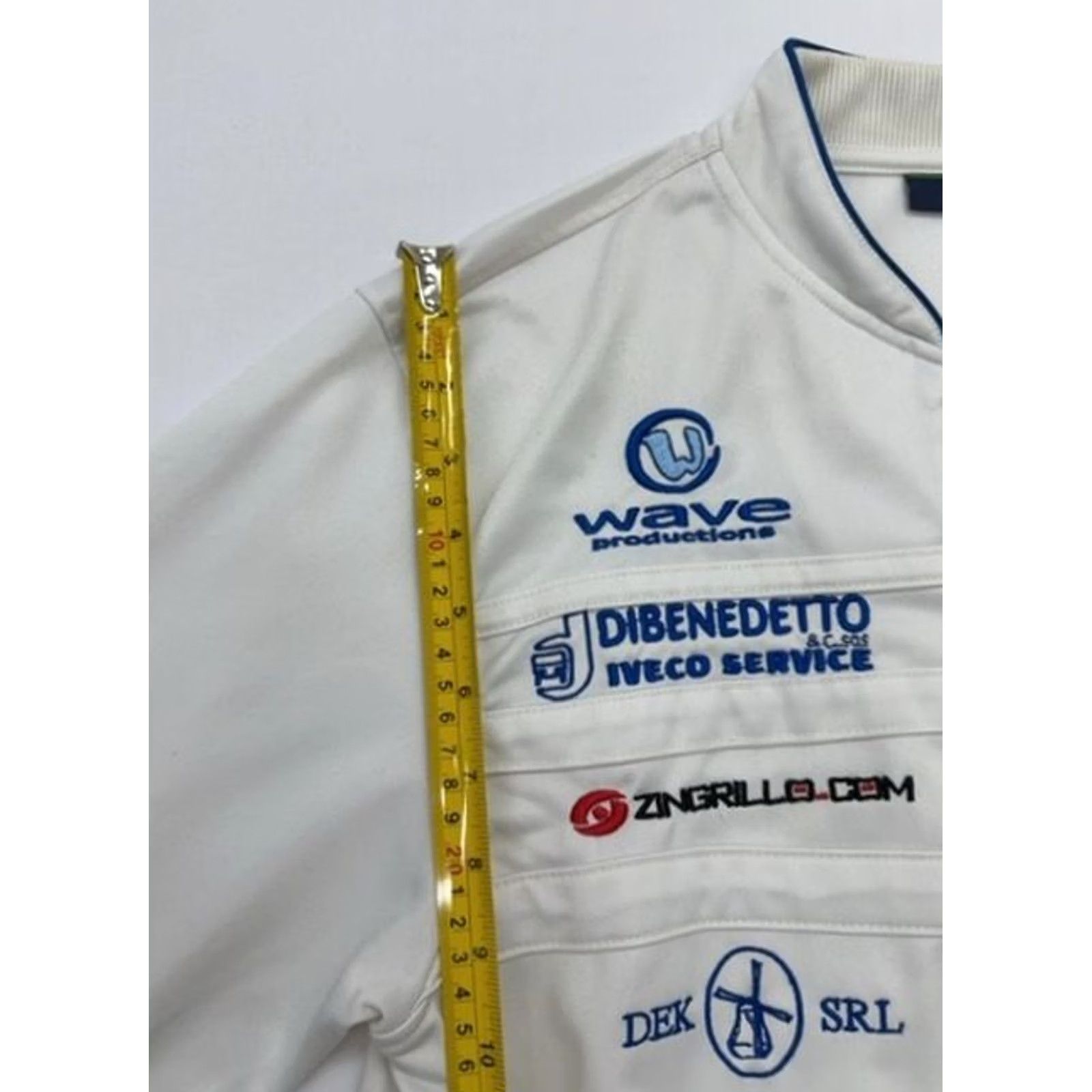 Fila FILA Men White Italy Track Jacket Full Zip Size S Lightweight Size US S / EU 44-46 / 1 - 6 Thumbnail