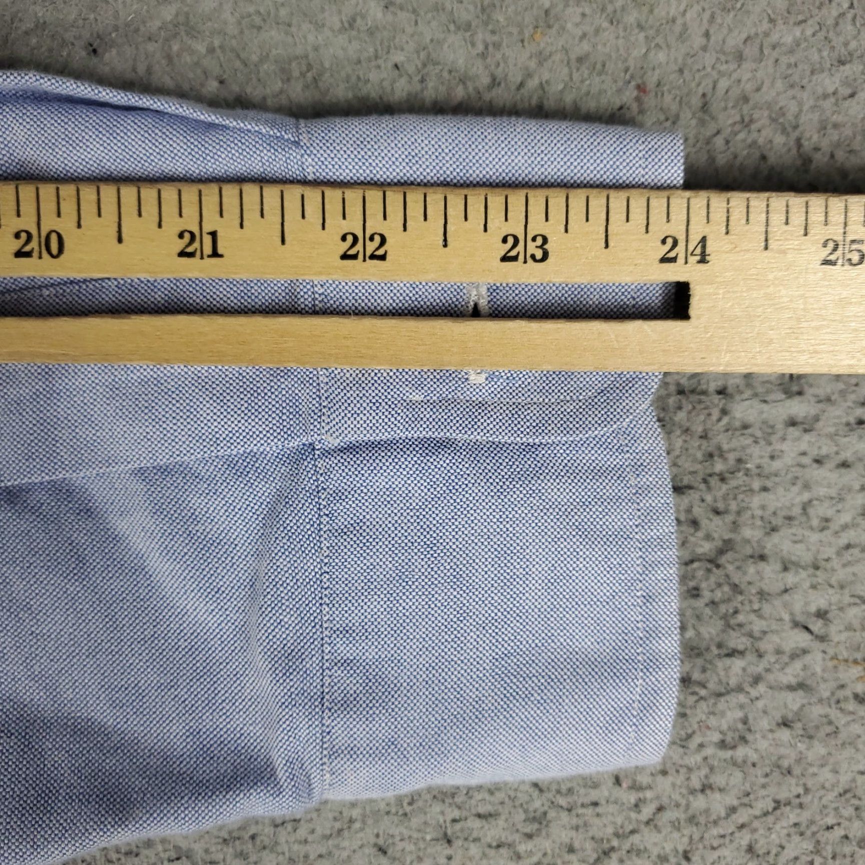 Ralph Lauren Ralph Lauren Shirt Mens 16 Blue Yarmouth Pony Dress Button Up Long Sleeve Size 42R - 7 Thumbnail