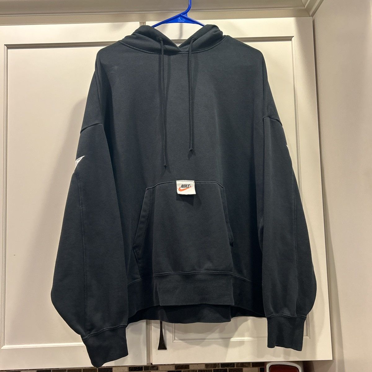 Nike Black oversized hoodie Size US L / EU 52-54 / 3 - 4 Thumbnail