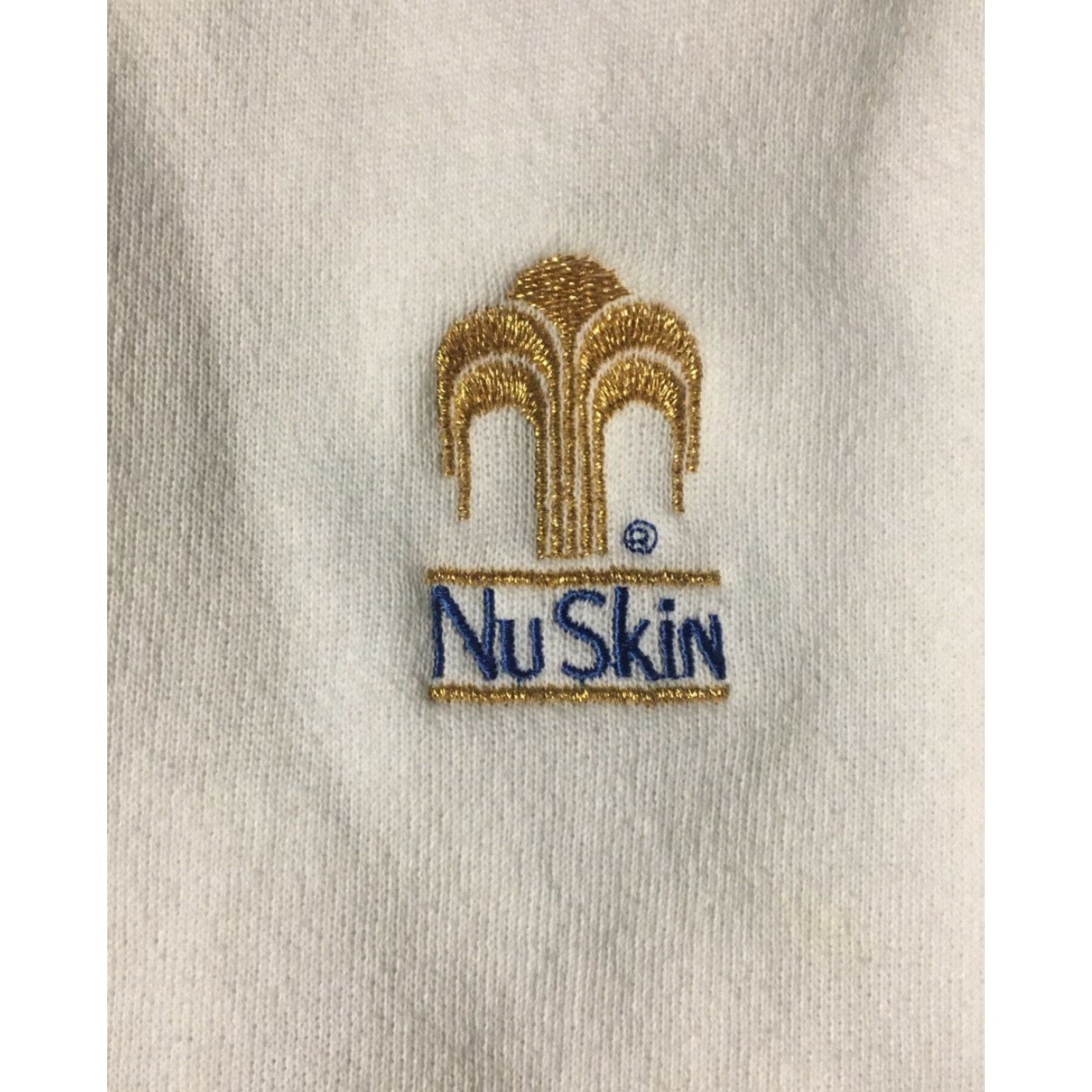 Hanes VINTAGE Hanes Sweatshirt Shirt M White 80s Nu Skin Anti Aging Promo Vintage 80s 90s American Art College Grunge Hip Hop Retro Rock USA Mens Size US M / EU 48-50 / 2 - 4 Thumbnail