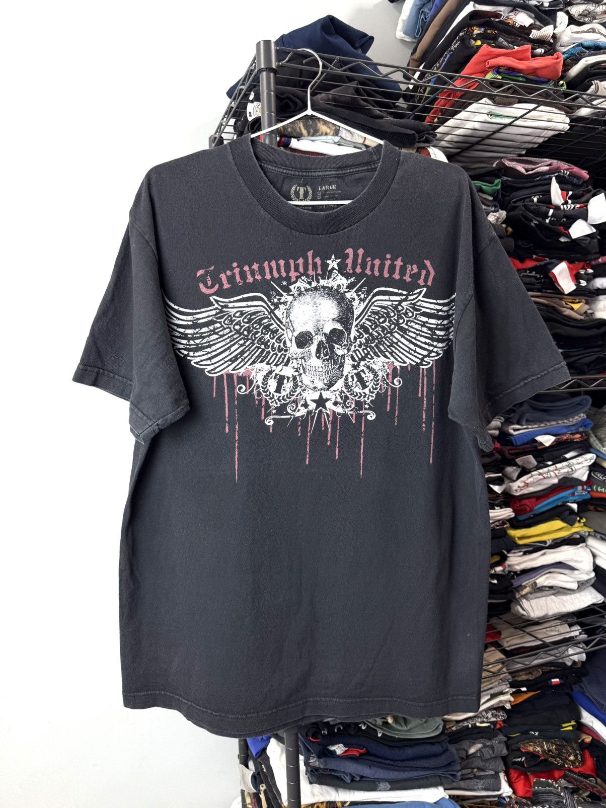 Band Tees Vintage Triumph United T Shirt Affliction Hysteric Glamour Size US L / EU 52-54 / 3 - 1 Thumbnail