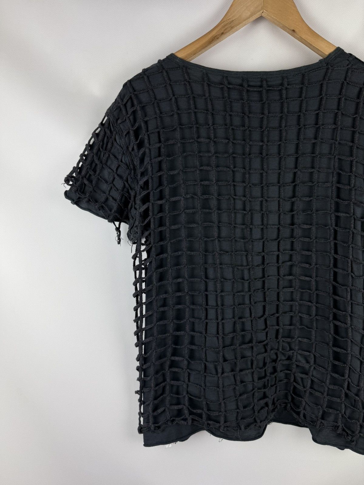 Dolce & Gabbana Dolce & Gabbana SS12 Runaway Sniper Grid Net Layered T Shirt Size US M / EU 48-50 / 2 - 14 Thumbnail