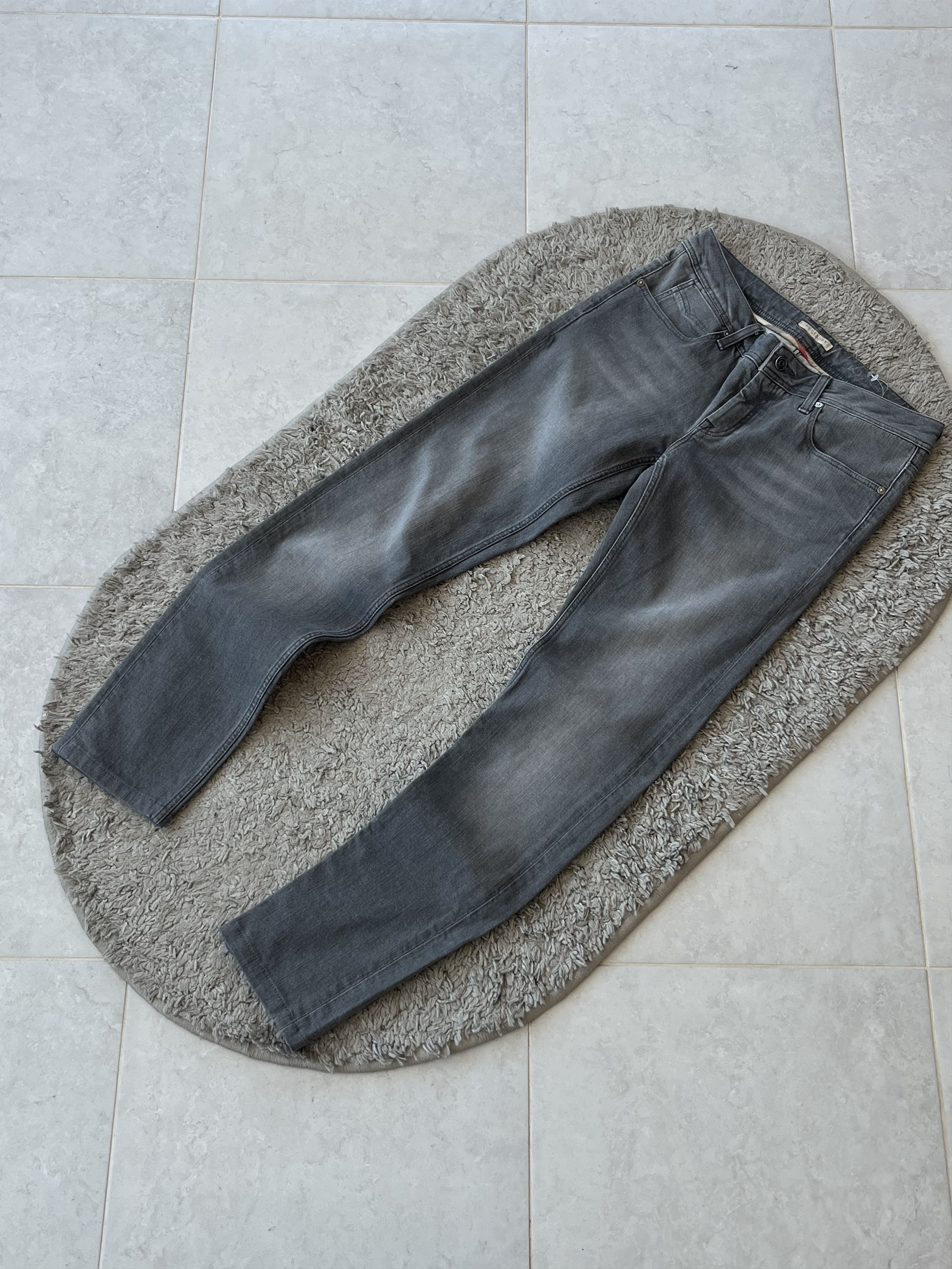 Burberry BURBERRY BRIT Jeans Skinny Leg Mini Label Gray Color Size US 29 - 2 Thumbnail