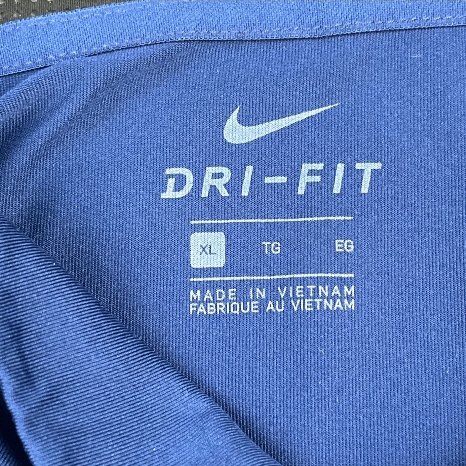 Nike Nike Dri-Fit Men's Blue Golf Shirt/Polo Sz XL SKU 4707 Size US XL / EU 56 / 4 - 4 Thumbnail