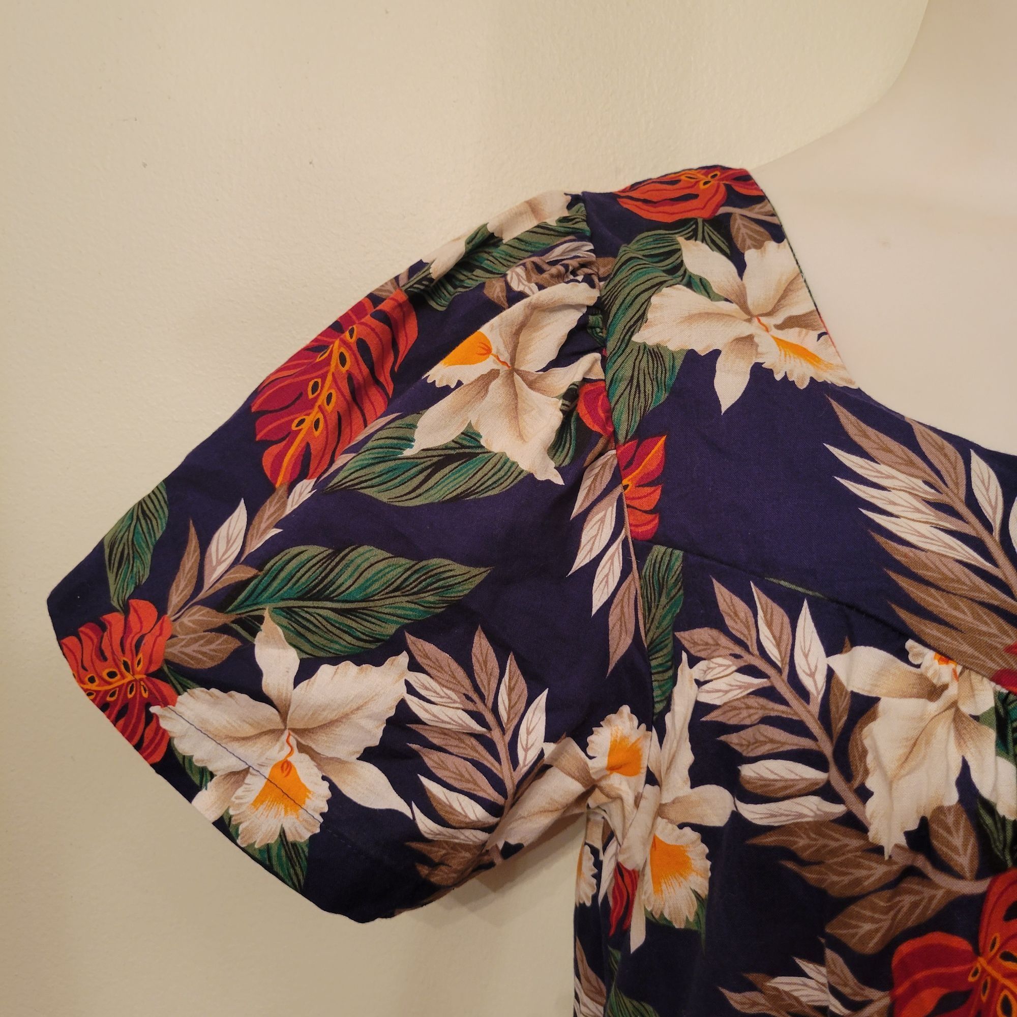 Vintage New Horizons Hawaiian Floral Dress L Muu Muu Summer Cruise V Size L / US 10 / IT 46 - 2 Thumbnail