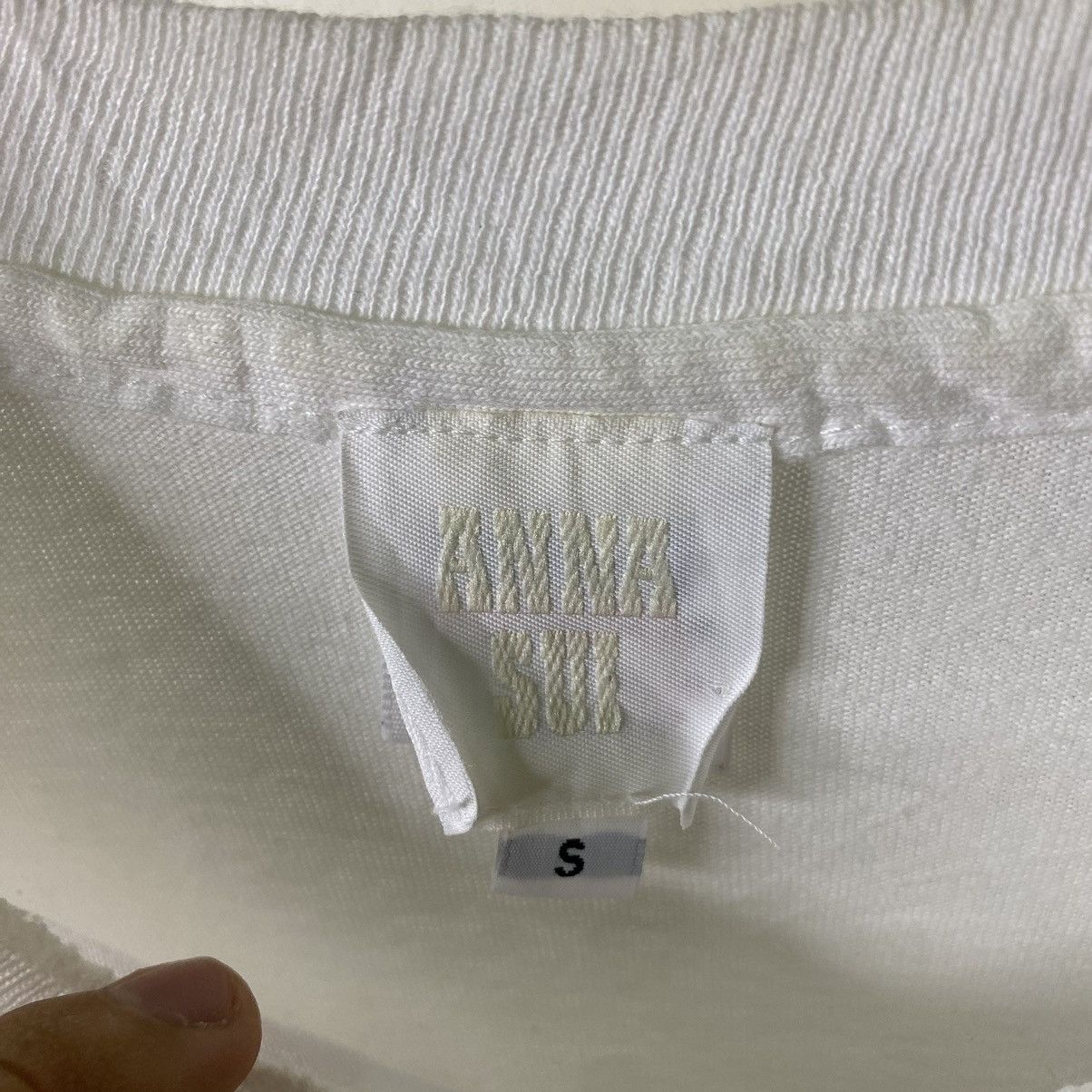 Designer × Vintage Vintage 1990s Anna Sui Designer LS Tee Made in USA Size US S / EU 44-46 / 1 - 3 Thumbnail