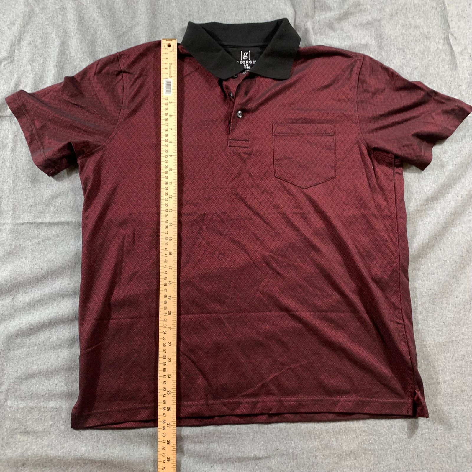 George George Shirt Adult Large Red Outdoor Casual T Shirt Mens Size US L / EU 52-54 / 3 - 6 Thumbnail