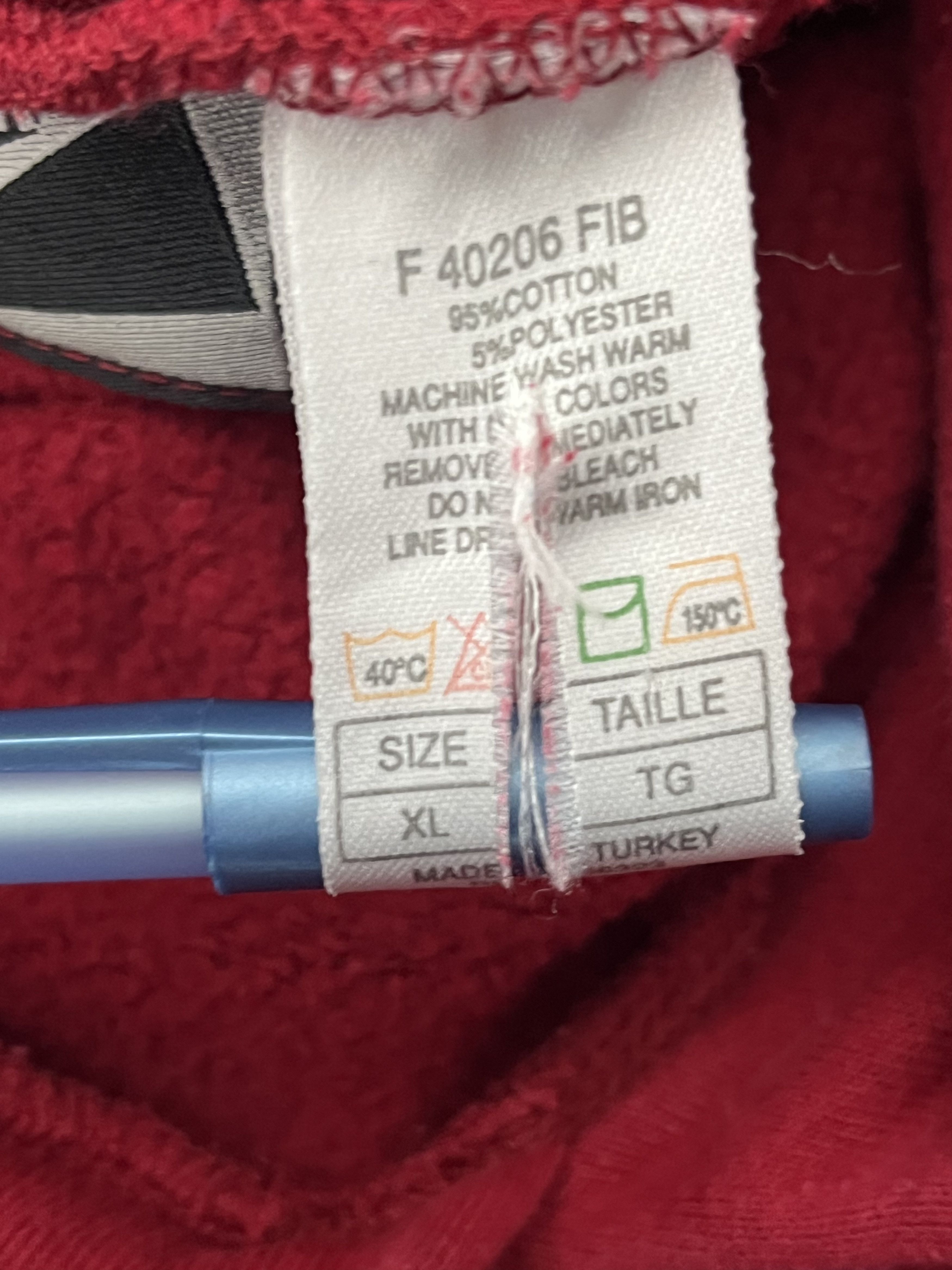 Nike Vintage 90's Baggy Fit Hoodie Nike Size XL Red Size US XL / EU 56 / 4 - 5 Thumbnail
