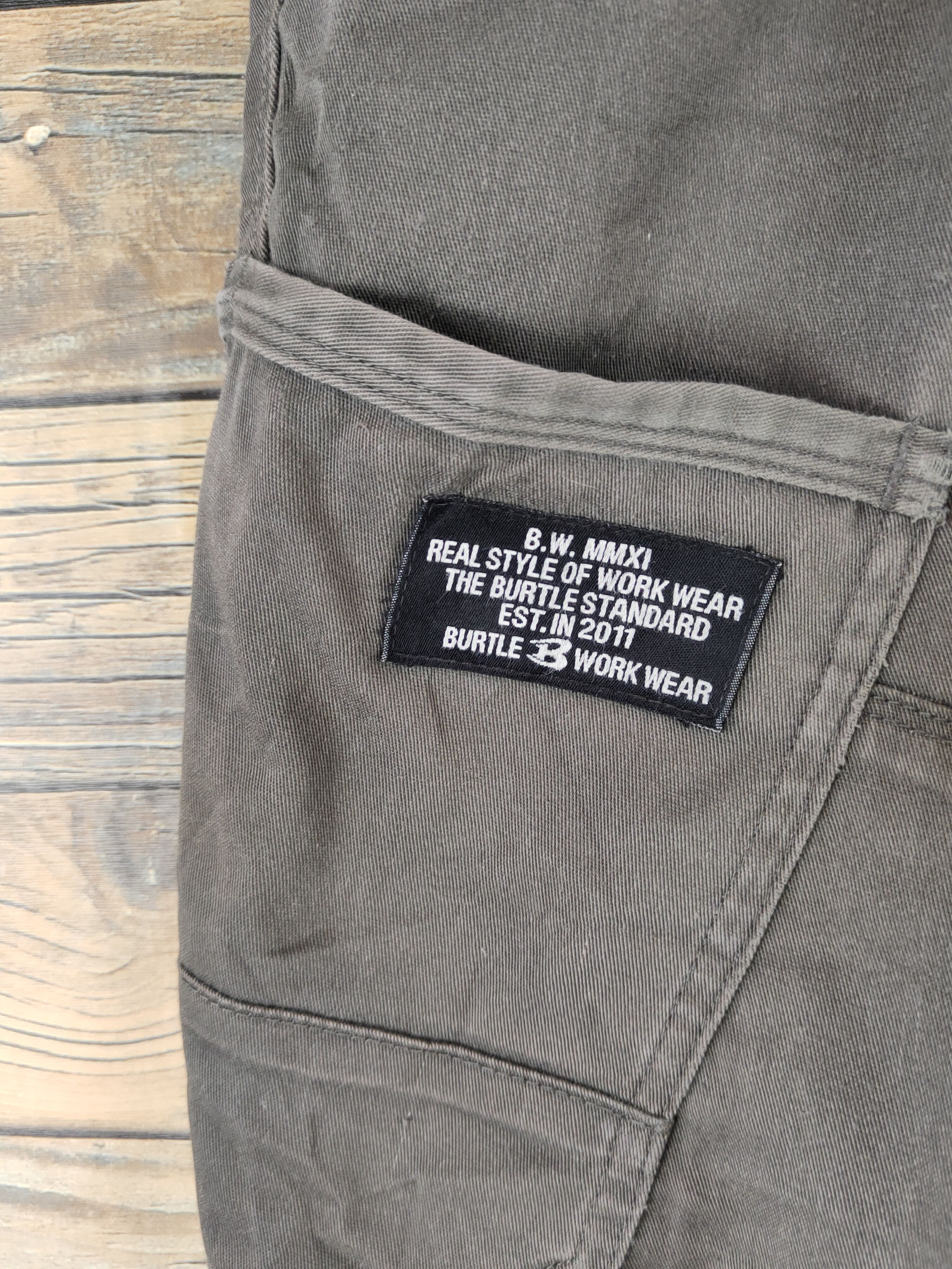 Japanese Brand Burtle Dark Gray Multipocket Tactical Cargo Pants #W2225 Size US 40 / EU 56 - 3 Thumbnail
