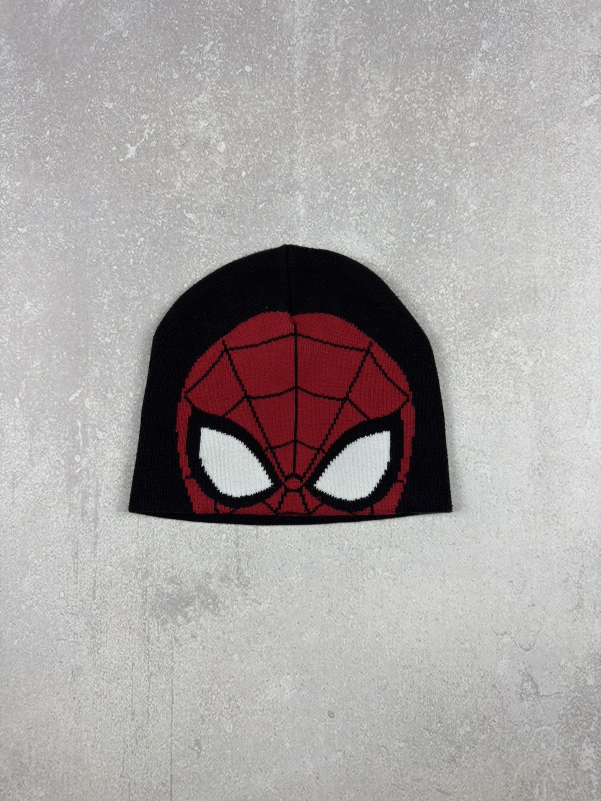 Marvel Comics Spider Man Y2K Marvel Black Eye Beanie Hats One Size Size ONE SIZE - 1 Thumbnail