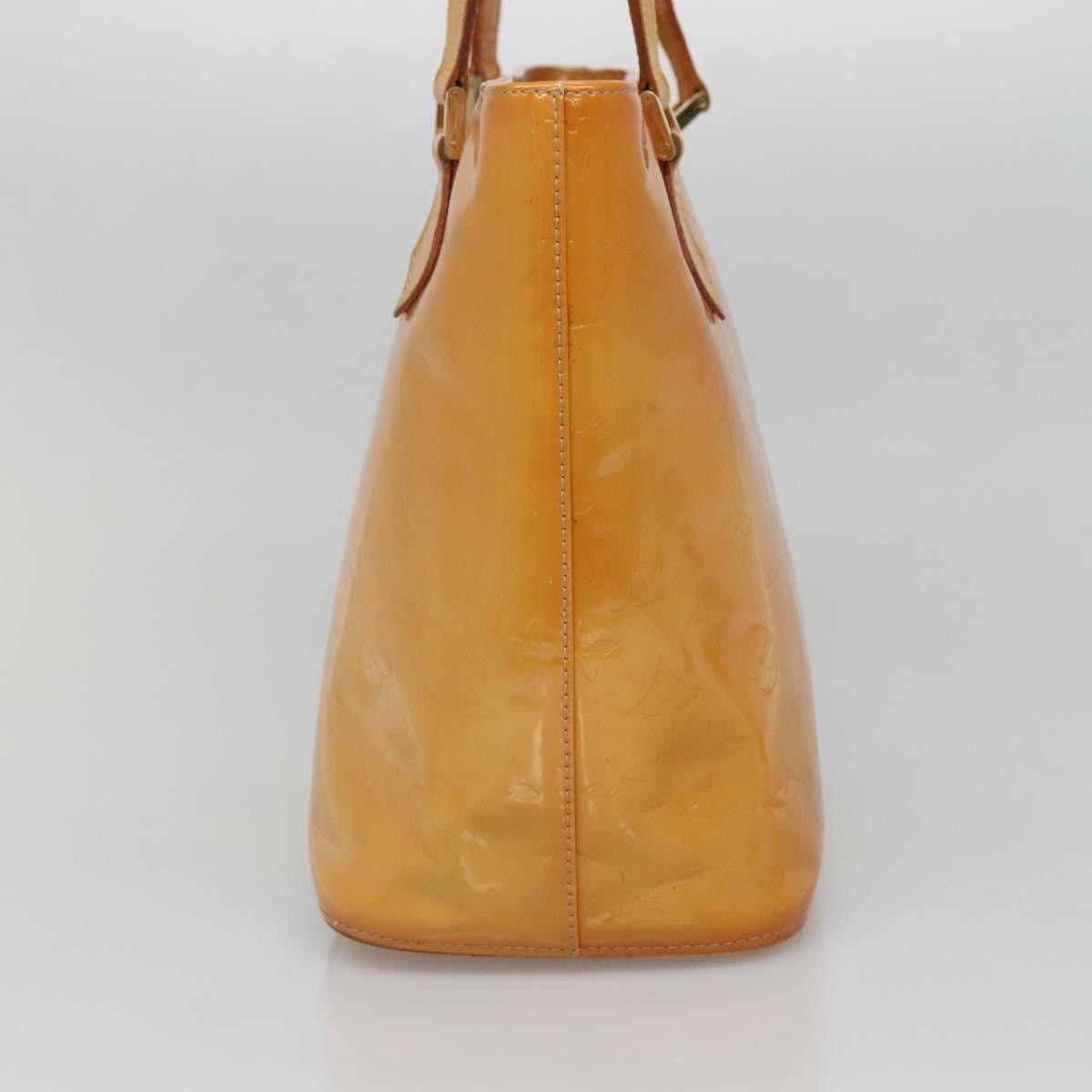 Louis Vuitton LOUIS VUITTON Monogram Vernis Houston Hand Bag Beige M91004 Size ONE SIZE - 5 Thumbnail