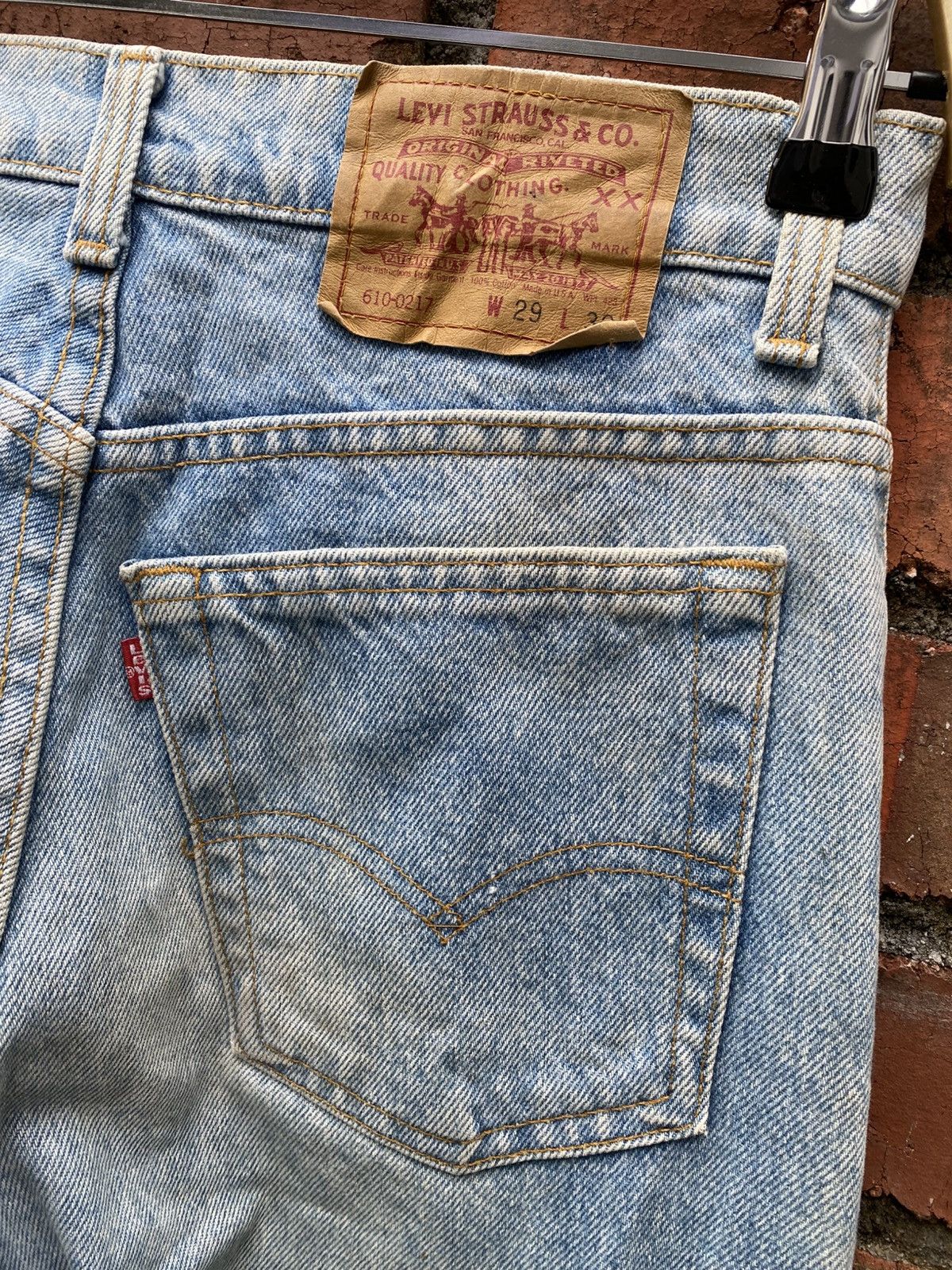 Levi's × Levi's Vintage Clothing × Vintage W28x29 vintage levi's 610 made in USA 90s Size 28" / US 6 / IT 42 - 6 Thumbnail