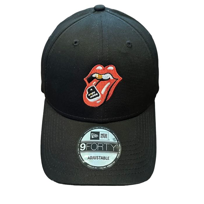 Vintage Rare Rolling Stones Snapback Band Dad Hat 9Forty New Era Bas ...