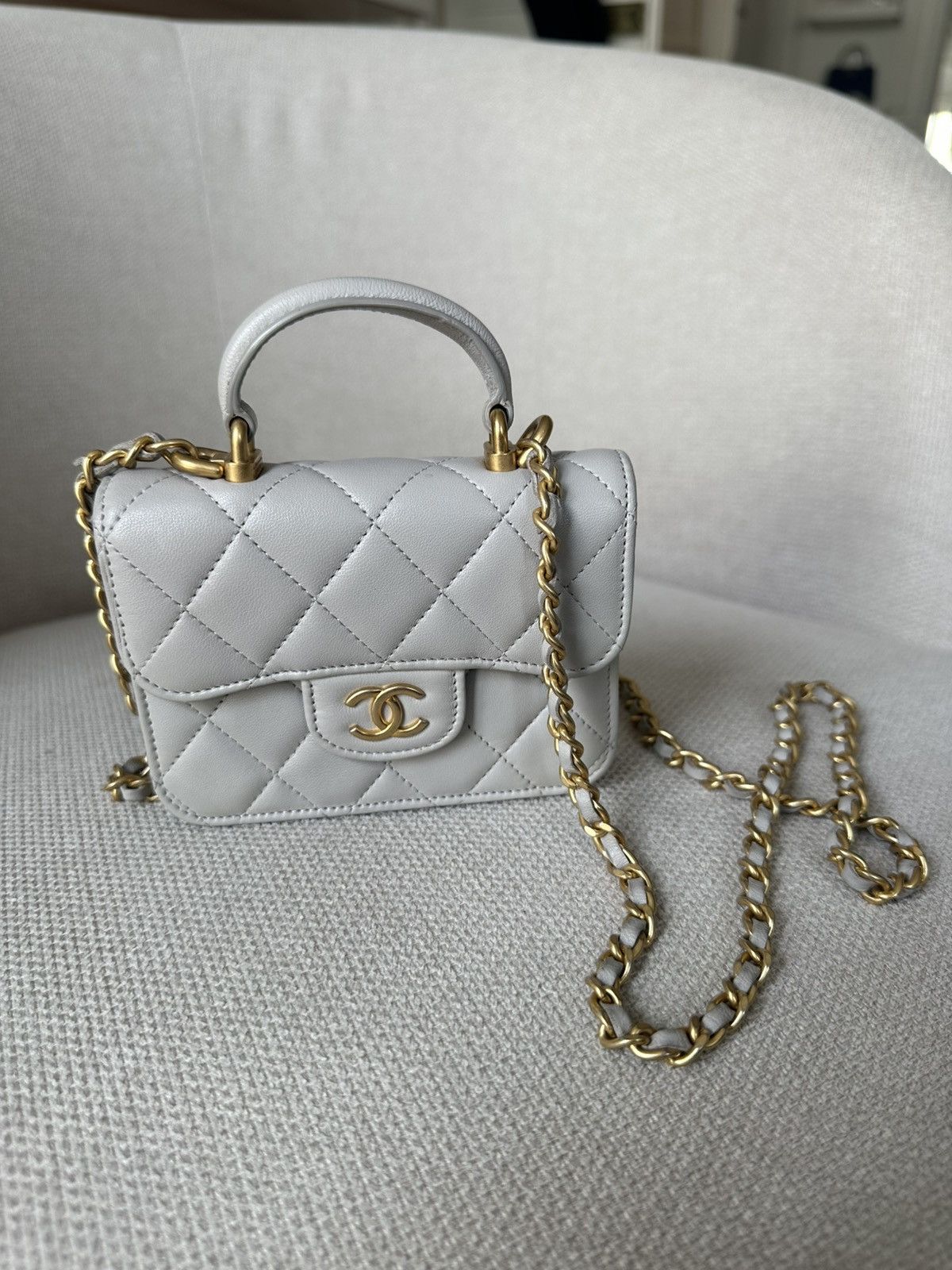 Chanel Chanel Top Handle Flap Coin Purse Size ONE SIZE - 1 Thumbnail